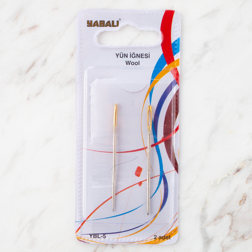 Yabalı 2 Adet Metal Yün İğne - YBL-5